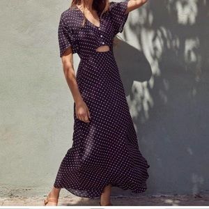 NWOT Christy Dawn Lucy Dress in Midnight Dot